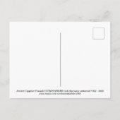TUTANKHAMUN Discovery Centennial Briefkaart (Achterkant)