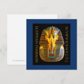 TUTANKHAMUN Discovery Centennial Feestdagenkaart (Voorkant / Achterkant)