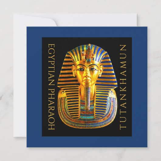 TUTANKHAMUN Discovery Centennial Feestdagenkaart (Voorkant)