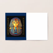 TUTANKHAMUN Discovery Centennial Note Card Folie Kaarten (Binnen)