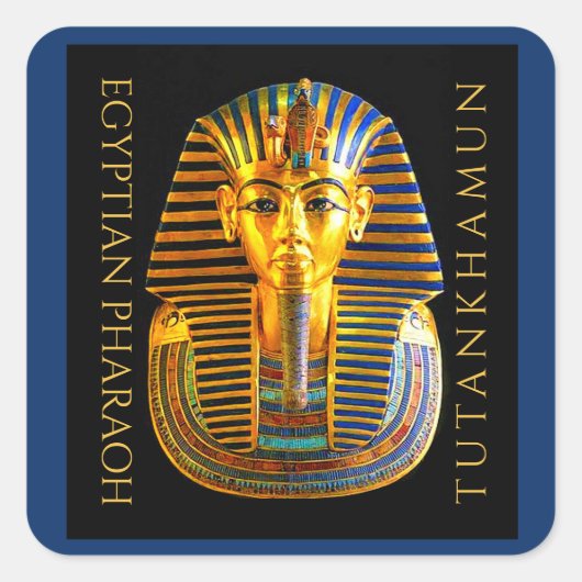 TUTANKHAMUN Discovery Centennial Vierkante Sticker (Voorkant)