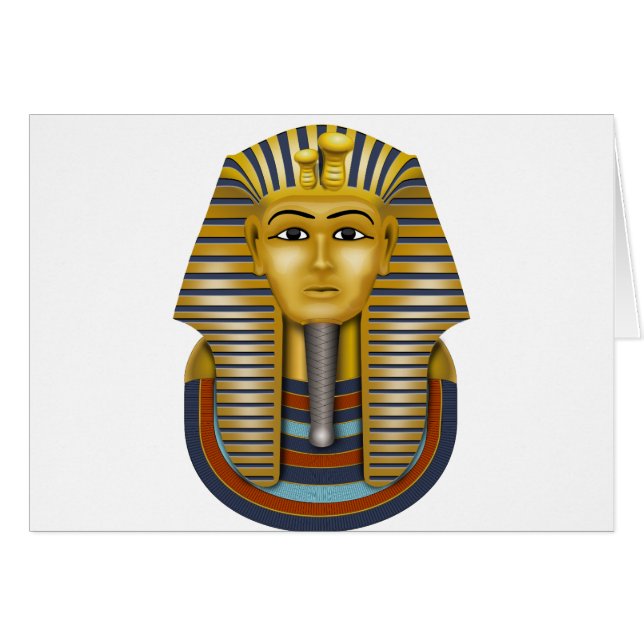 Tutankhamun Egyptisch Masker (Voorkant Horizontaal)
