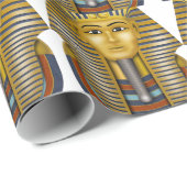 Tutankhamun Egyptisch Masker Cadeaupapier (Rol Hoek)