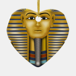 Tutankhamun Egyptisch Masker Keramisch Ornament