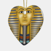 Tutankhamun Egyptisch Masker Keramisch Ornament (Links)