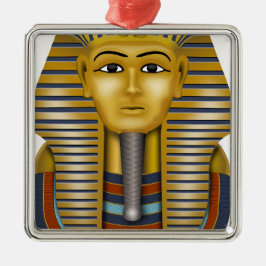 Tutankhamun Egyptisch Masker Metalen Ornament
