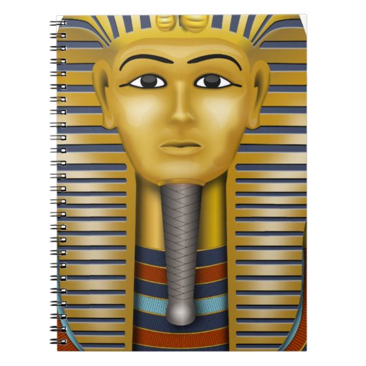 Tutankhamun Egyptisch Masker Notitieboek (Voorkant)