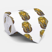 Tutankhamun Egyptisch Masker Stropdas (Opgerold)