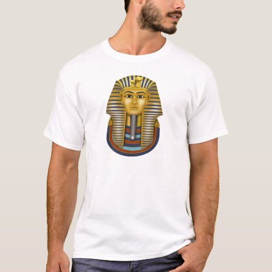 Tutankhamun Egyptisch Masker T-shirt (Voorkant)