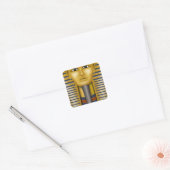 Tutankhamun Egyptisch Masker Vierkante Sticker (Envelop)