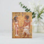 Tutankhamun en zijn vrouw Ankhesenamun Briefkaart (Staand voorkant)