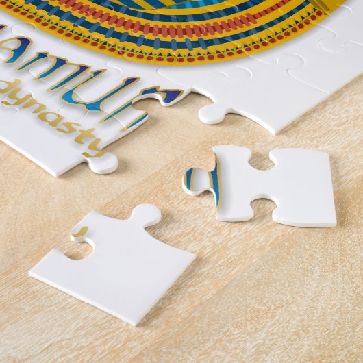 Tutankhamun mummy, de oude koning Tut van Egypte Legpuzzel (Zijkant)