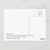 Tutankhamun’s Flail en Crook Briefkaart (Achterkant)