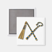 Tutankhamun’s Flail en Crook Magneet (Voorkant / Achterkant)