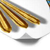 Tutankhamun’s Flail en Crook Poster (Hoek)