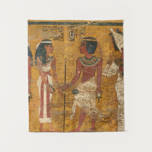 Tutankhamun Tomb, Noordmuur Wandkleed