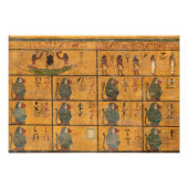 Tutankhamun Tomb, West Wall Foto Afdruk (Voorkant)