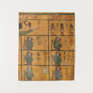 Tutankhamun Tomb, West Wall Wandkleed