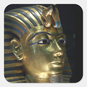 tutankhamun vierkante sticker