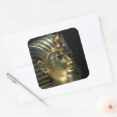 tutankhamun vierkante sticker (Envelop)
