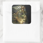 tutankhamun vierkante sticker (Tas)