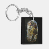 Tutankhamun's gouden masker sleutelhanger (Voorkant Links)