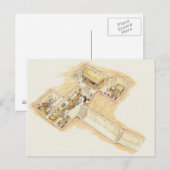 Tutankhamun's tomb briefkaart (Voorkant / Achterkant)