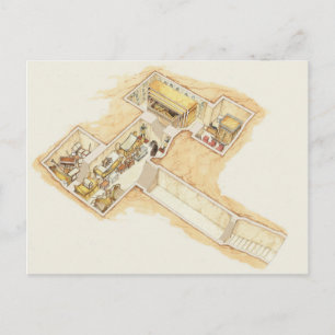 Tutankhamun's tomb briefkaart
