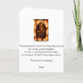 TUTANKHAMUN'S VISIOEN Oud-Egyptische farao Kaart (Achterkant)