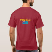 Tutaxan Flag, vlag van Tuvalu T-shirt (Achterkant)