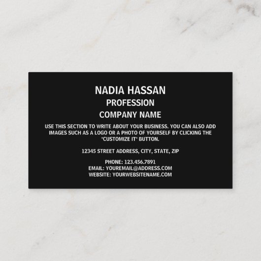 Tutaxan Flag, vlag van Tuvalu Visitekaartje (Achterkant)