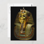 Tuthankamen Burial Mask Briefkaart (Voorkant / Achterkant)