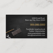 Tutor chalkboard visitekaartje (Achterkant)