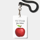 Tutor Docenten Badge (Voorzijde met lanyard)