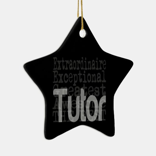 Tutor Extraordinaire Keramisch Ornament (Rechts)