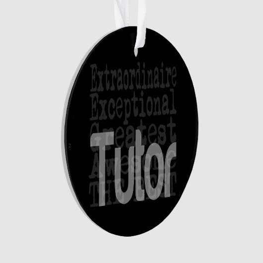 Tutor Extraordinaire Ornament (voorkant)