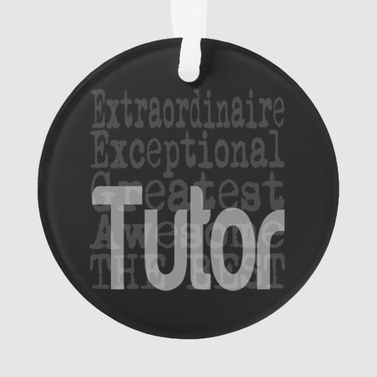 Tutor Extraordinaire Ornament (achterkant)
