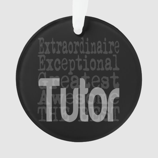 Tutor Extraordinaire Ornament (voorkant)