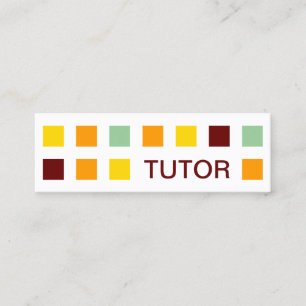 TUTOR mod squares Mini Visitekaartje