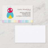 Tutor Schattige Kleurrijke Lightning Bug Visitekaa Visitekaartje (Voorkant / Achterkant)