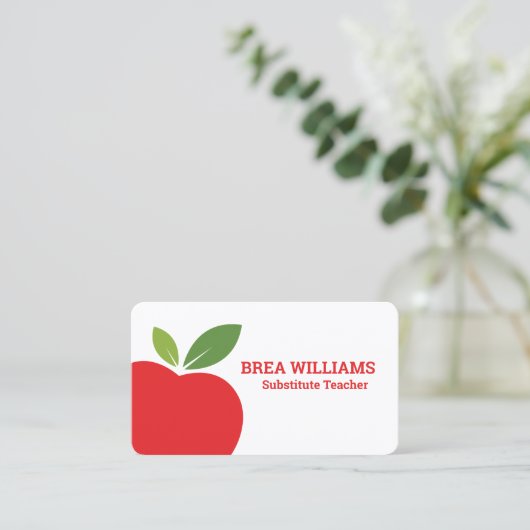 Tutor Substituto docer on call Visitekaartje (Staand voorkant)