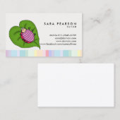 Tutor tutorial tutoring Cartoon lieveheersbeestje Visitekaartje (Voorkant / Achterkant)