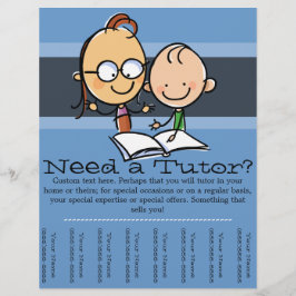 Tutor.Tutoring. adverteren Flyer