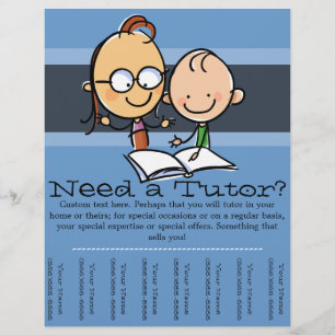 Tutor.Tutoring. adverteren Flyer