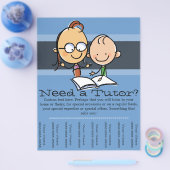 Tutor.Tutoring. adverteren Flyer (Enkel)