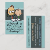 Tutor.Tutoring.Teacher.Learning Specialist.gr Visitekaartje (Voorkant / Achterkant)