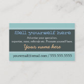 Tutor.Tutoring.Teacher.Learning Specialist.gr Visitekaartje (Achterkant)