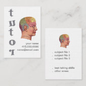 Tutor Visitekaartje (Voorkant / Achterkant)