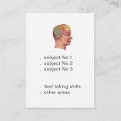 Tutor Visitekaartje (Achterkant)