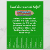 Tutoring Flyer (Voorkant)